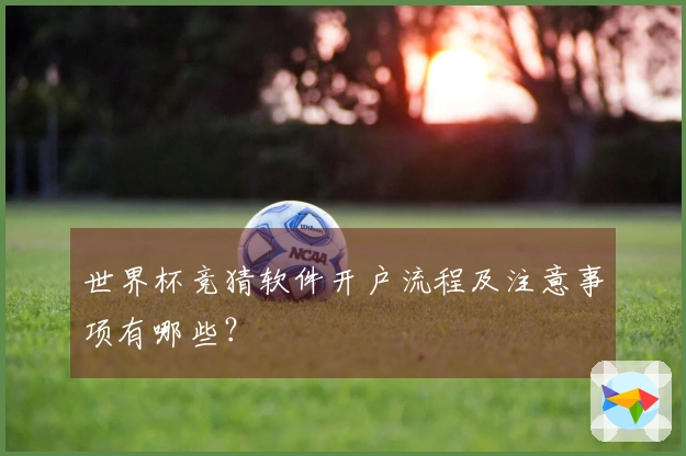 世界杯竞猜软件开户流程及注意事项有哪些？