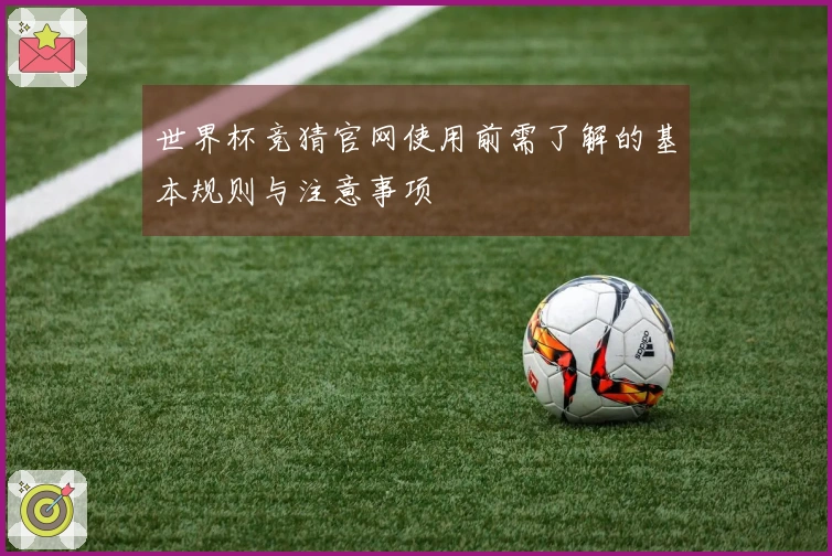 世界杯竞猜官网使用前需了解的基本规则与注意事项