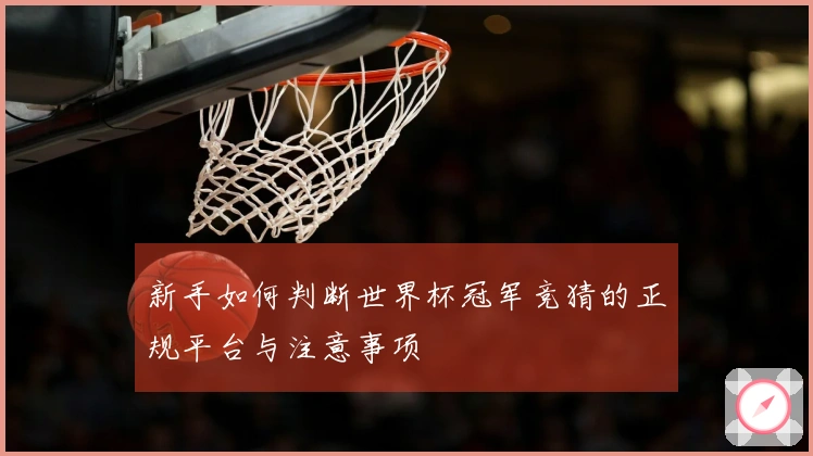 新手如何判断世界杯冠军竞猜的正规平台与注意事项