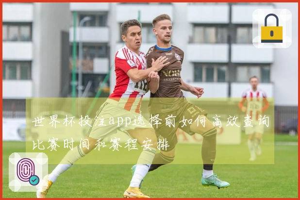 世界杯投注app选择前如何高效查询比赛时间和赛程安排