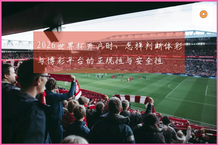 2026世界杯开户时，怎样判断体彩与博彩平台的正规性与安全性