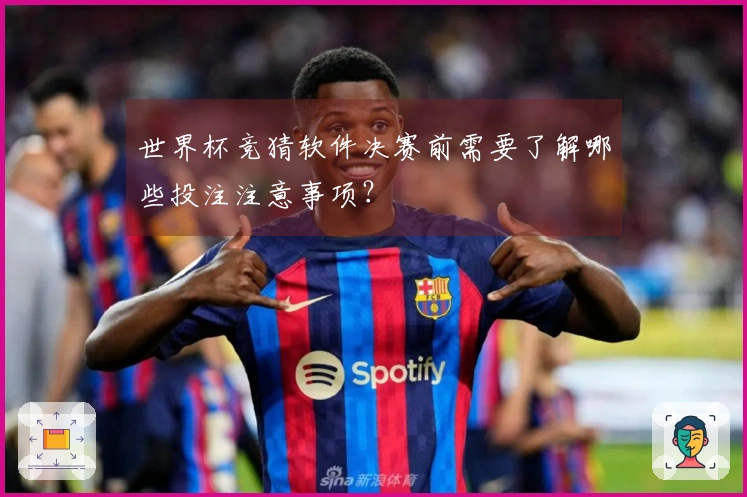 世界杯竞猜软件决赛前需要了解哪些投注注意事项？